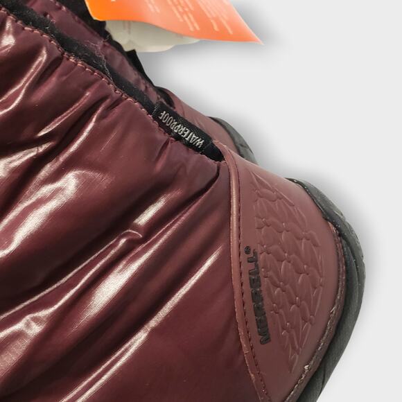 NWOT Merrell Womens Frost Glove Insulated Boots Port Royale Purple Sz 9.5 Winter - Picture 9 of 15